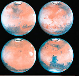 NASA photos of Mars